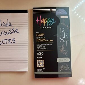 Happy planner sticker book